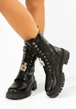 Bocanci dama Linora negri imagine