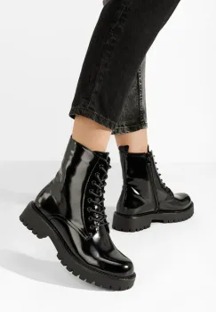 Bocanci dama Sarissa negri imagine