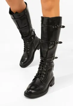 Bocanci inalti de dama Frosina negri imagine