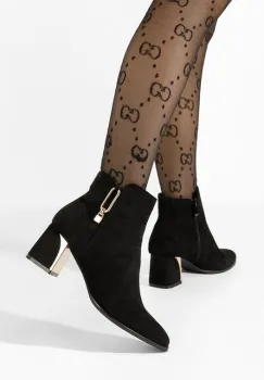 Botine dama elegante Eligia negre imagine