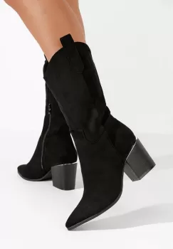 Cizme cowboy dama Meridia kaki imagine