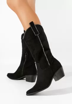 Cizme cowboy dama Noemi negre imagine