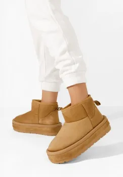 Cizme cu platforma Libby camel imagine