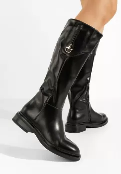 Cizme dama fara toc Ameila camel imagine