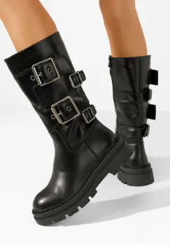 Cizme dama Sevastiana negre imagine