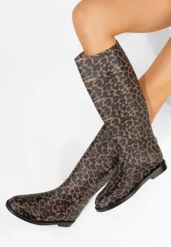Cizme de cauciuc Angelena leopard imagine