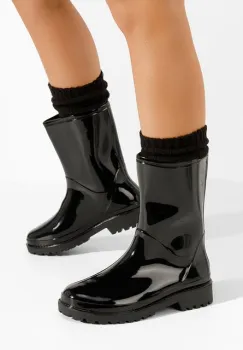 Cizme de cauciuc Jalena negre imagine