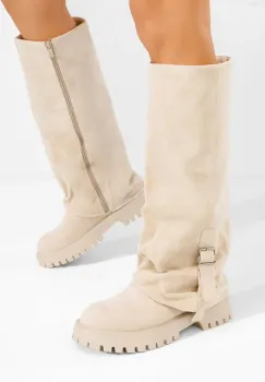 Cizme lungi Emmalin bej imagine