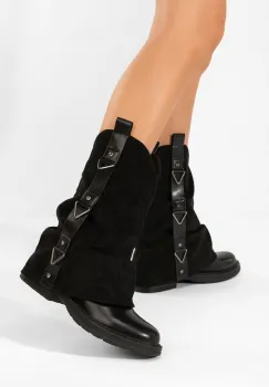 Cizme scurte dama Ismoria negre imagine