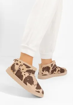 Cizme tip ugg Silora maro imagine