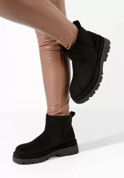 Cizme tip ugg Tenderly verzi imagine