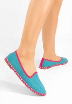 Espadrile dama Micala turcoaz imagine