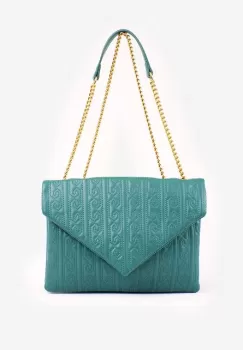 Geanta de mana Lemyra turcoaz imagine