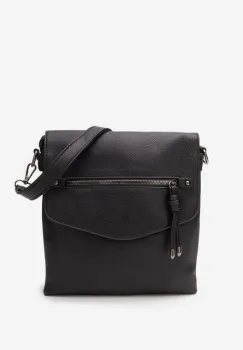 Geanta de umar Hermelinda neagra imagine