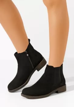 Ghete chelsea dama Relania negre imagine