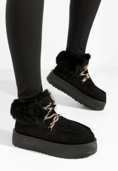 Ghete cu platforma Aseva V2 negre imagine