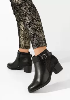 Ghete cu toc Adiada negre imagine