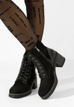 Ghete cu toc Jovanna negre imagine