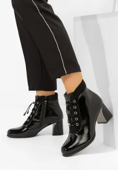 Ghete cu toc Larae negre imagine