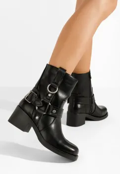 Ghete cu toc Livana negre imagine