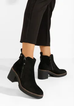 Ghete cu toc Radika negre imagine