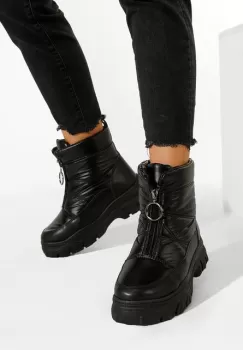 Ghete dama iarna negre Fergie imagine