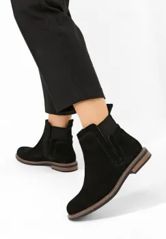 Ghete dama piele Torrenia V3 negre imagine