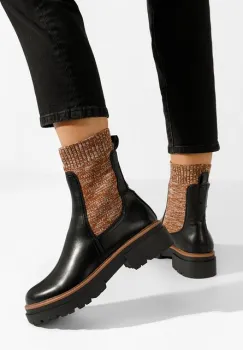 Ghete tip soseta Sabrea negre imagine