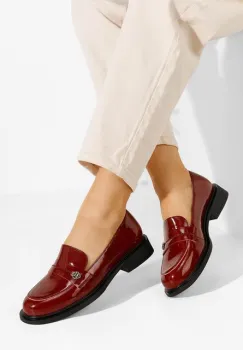 Loafers dama Grapila grena imagine