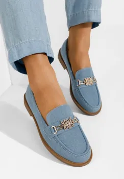 Mocasini dama Almatea denim imagine