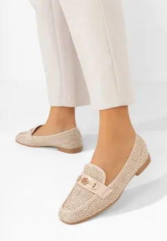 Mocasini dama Carroll bej imagine