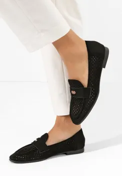 Mocasini dama Damaris negri imagine