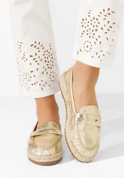 Mocasini dama Elanore aurii imagine