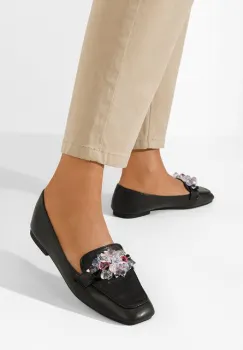 Mocasini dama eleganti Anicuta negri imagine