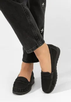 Mocasini dama Herlinda negri imagine