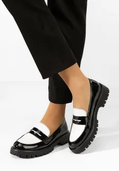 Mocasini dama lacuiti Josefa negri imagine