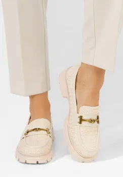 Mocasini dama Latrice bej imagine