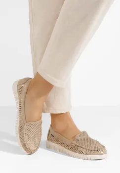 Mocasini dama Lynna V7 aurii imagine
