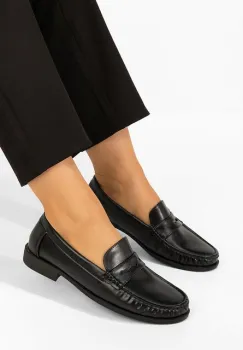 Mocasini dama Matildia negri imagine