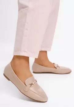 Mocasini dama Paulena V1 Bej imagine