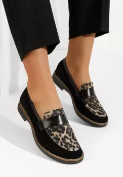 Mocasini dama piele Aleda V2 camel imagine