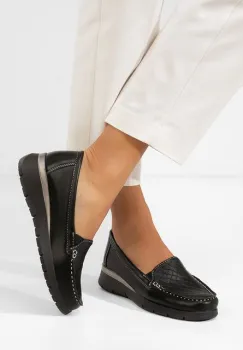 Mocasini dama Seona negri imagine