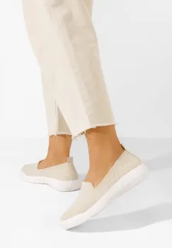 Pantofi casual dama Akova bej imagine