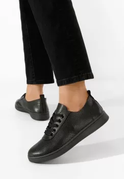 Pantofi casual dama Calista negri imagine