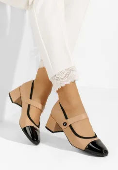 Pantofi casual dama Carynne bej imagine