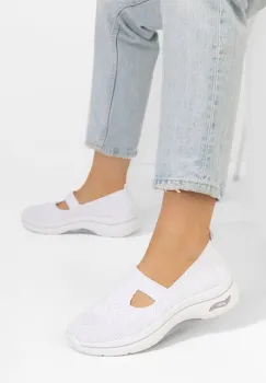 Pantofi casual dama Freeda albi imagine