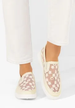 Pantofi casual dama Latyssa bej imagine