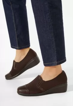 Pantofi casual dama maro Visalia imagine