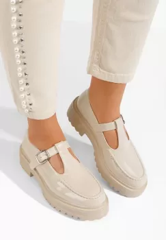 Pantofi casual dama Pandy grena imagine