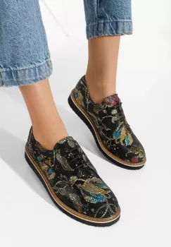 Pantofi casual dama piele Casilas multicolori imagine